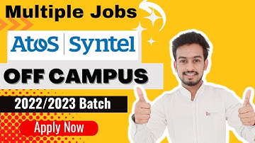 Latest Hiring | Biggest Off Campus Drive | Atos | 2022 | 2023 Batch Hiring | Kn Academy |#2023batch