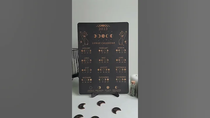 🌔Lunar Calendar 2023 #wallcalendar #moonphases #deskcalendar #lunarnewyear #perpetualcalendar - DayDayNews