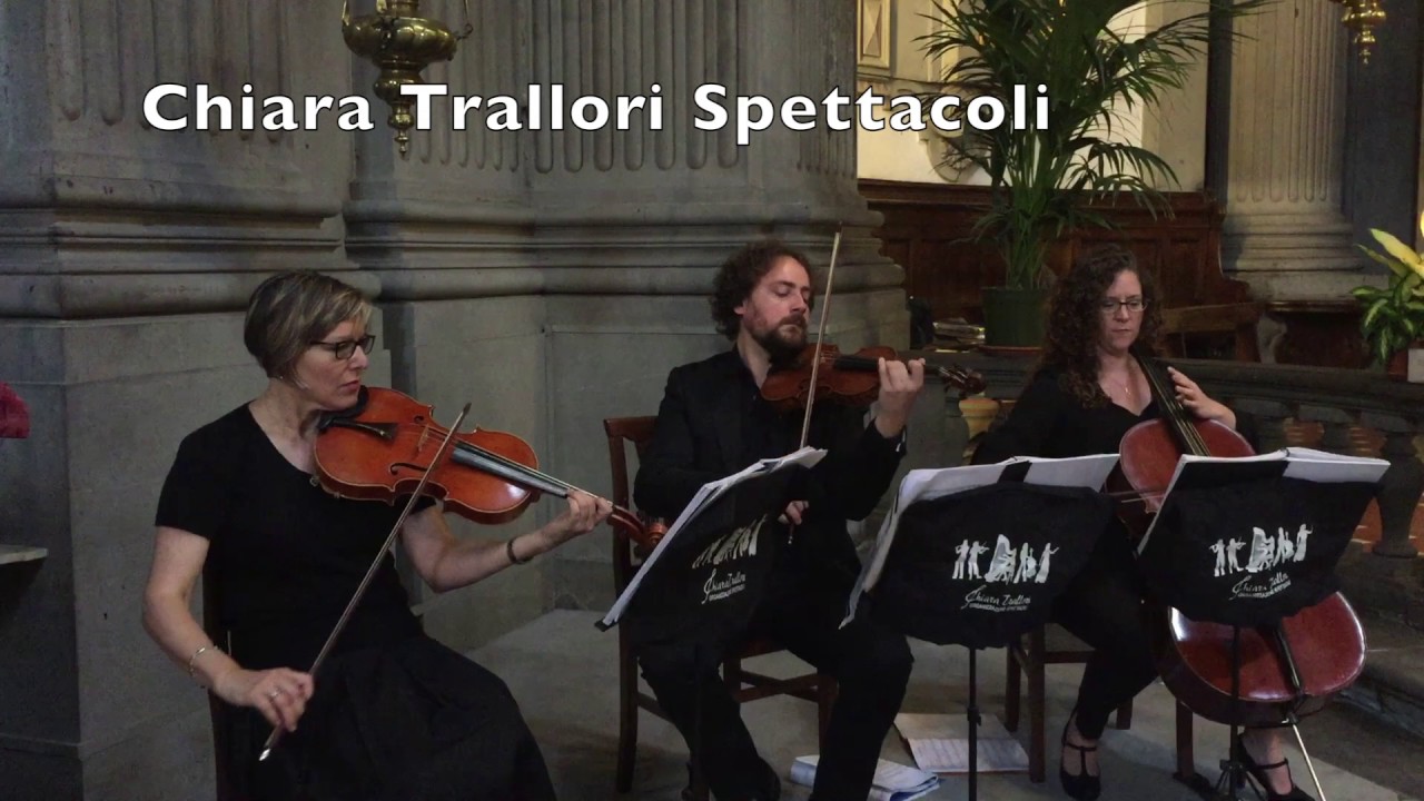 "Gabriel's oboe " Italian wedding string trio YouTube
