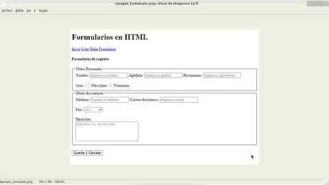 Unidad II - Elementos HTML para formularios - 02
