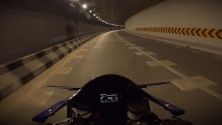 Yamaha R1 | Arrow Exhaust Sound in  the Tunnel (Pure Sound)