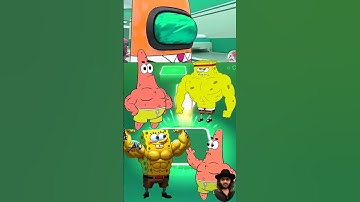 Spongebob Squrepants ⚡ Patrick ⚡Bro Hacker ⚡ Cho Cho Charles ⏩ Tiles Hop #coffindance #shorts