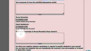 CP Session Notes: How to fill the Session Notes