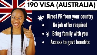 190 Visa  Apply for Australian Permanent Residency direct from your country!