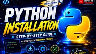 How to install python in pcor laptop and any device laptop mai python ko kese download install kre