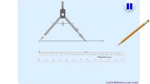 Triangle using a Ruler and Compass-