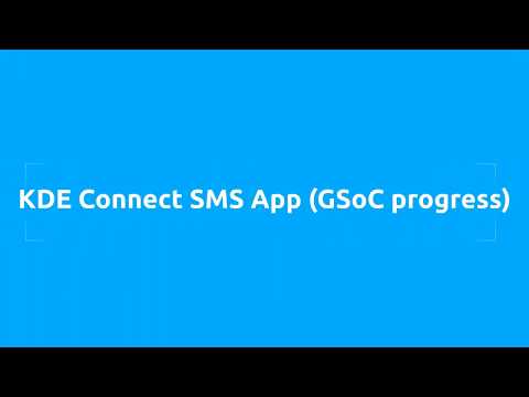 Multimedia support in KDE Connect SMS App