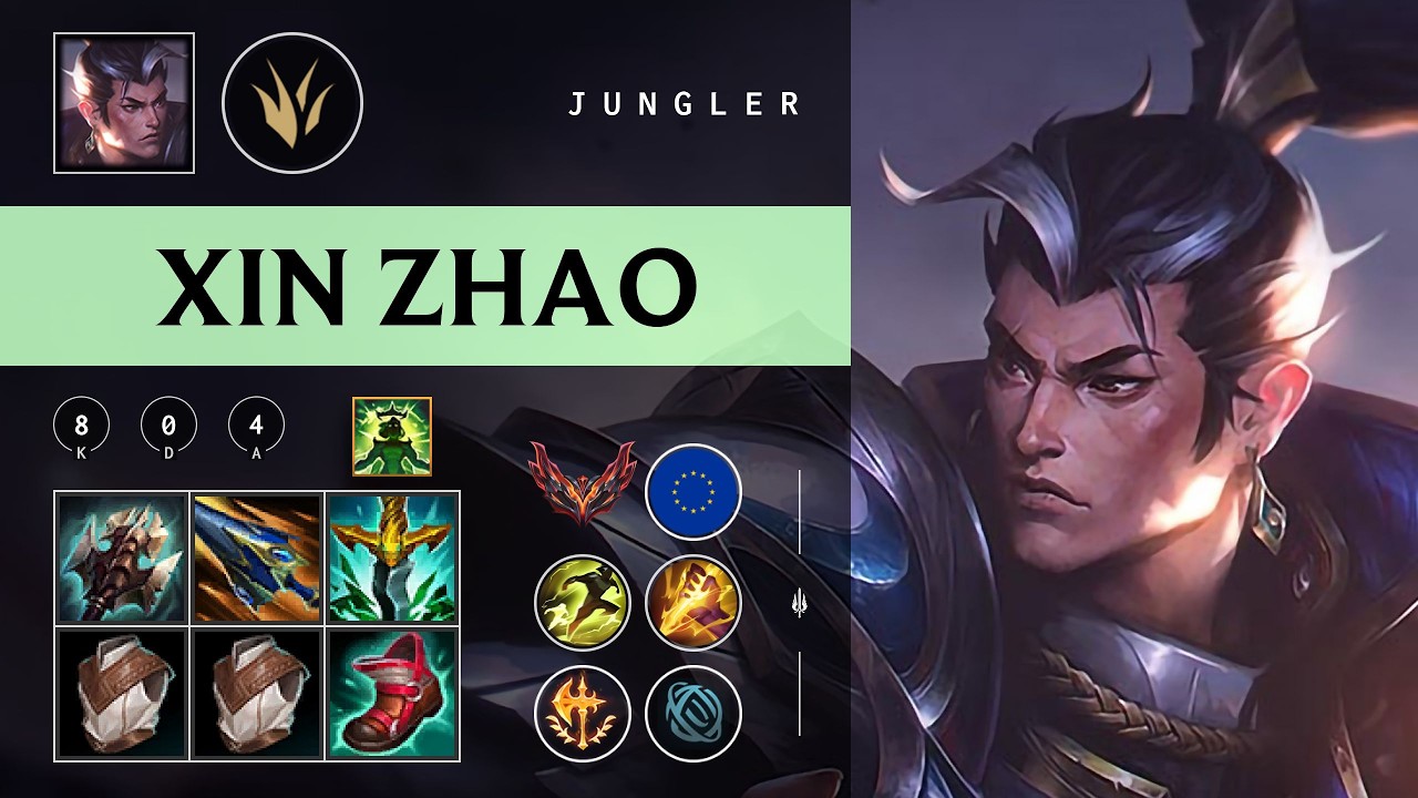 Xin Zhao Jungle vs Lee Sin - EUW Grandmaster Patch 26.03