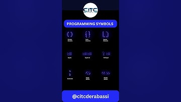 💻 Programming Symbols Explained in 10 Seconds | Coding Basics #Shorts #youtubeshorts #codingshorts