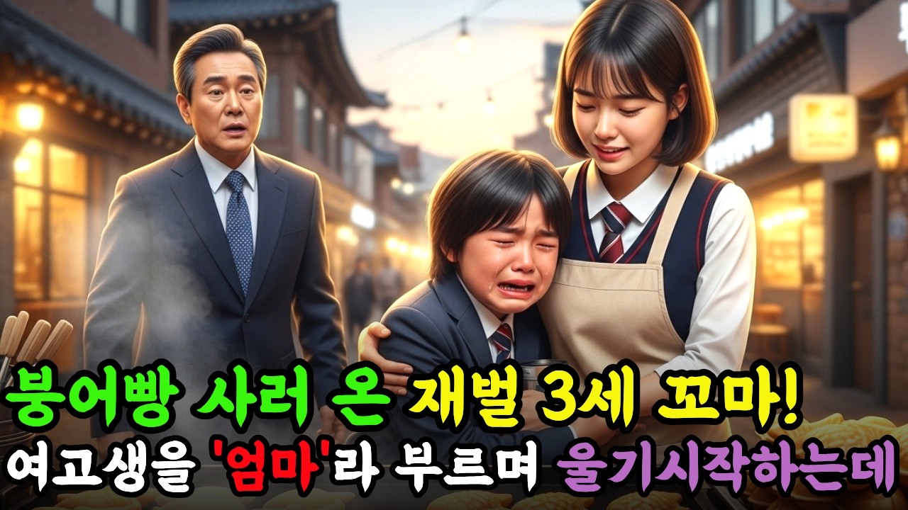 붕어빵 사러 온 재벌 3세 꼬마가 여고생을 