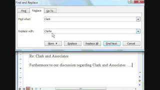 AdminCorp Quick Tip: replace words in microsoft word quickly