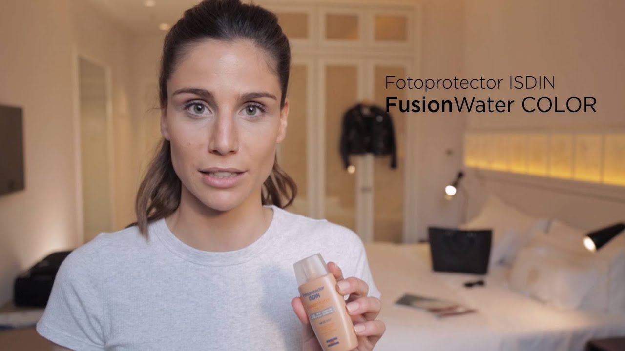 Fusion Water Color ISDIN: protector solar con color - YouTube