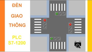 Đèn giao thông. PLC S7 1200, TIA Portal. Đơn giản dễ hiểu và có hệ thống.