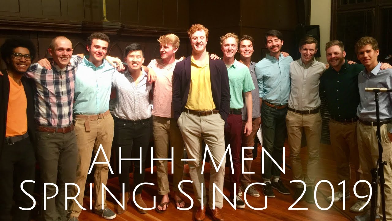 Ahh-Men Spring Sing 2019 - YouTube