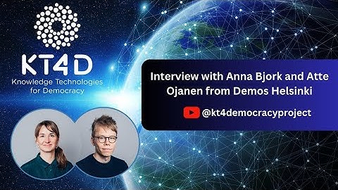 Interview with Anna Bjork and Atte Ojanen from Demos Helsinki