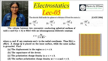 Electrostatics Lec-5👉Dielectrics_explained with solved problems👉Target NET GATE TIFR JESTJAM Physics