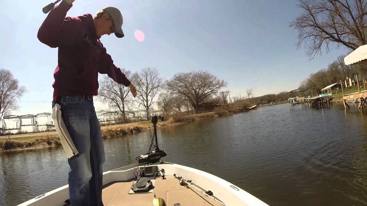 Bass fishing Okoboji Iowa largemouth YouTube