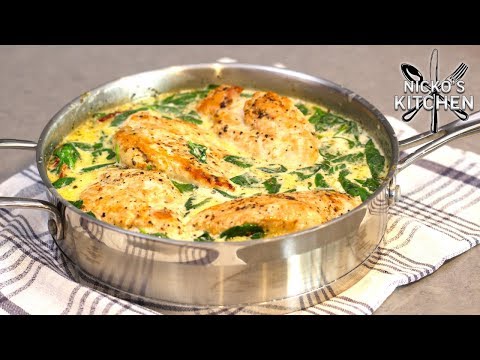 creamy-tuscan-garlic-chicken-|-one-pan-family-meal