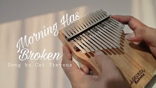 Video thumbnail of "MORNING HAS BROKEN - Cat Stevens | Kalimba cover/tutorial with tabs&lyrics"