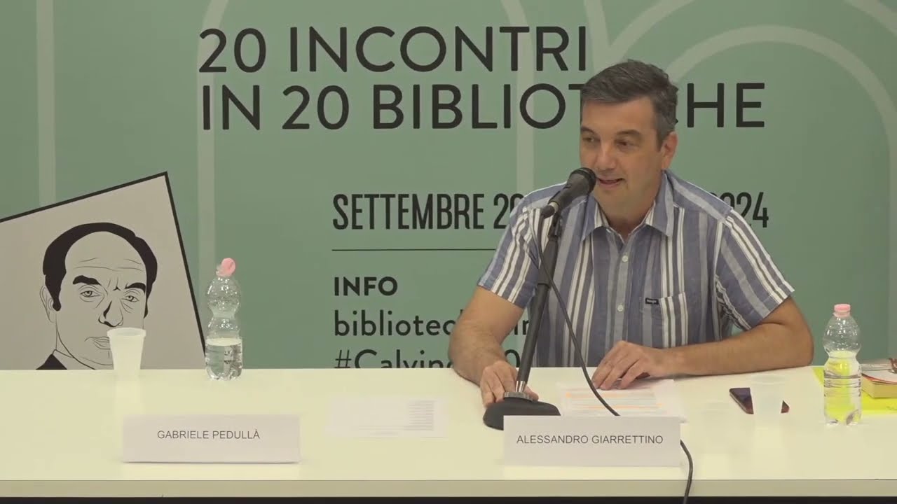 Alfabeto Calvino con Alessandro Giarrettino