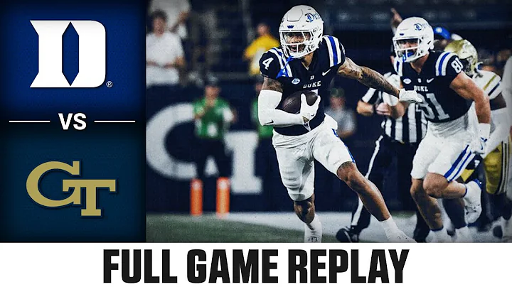 Duke vs. Georgia Tech Full Game Replay | 2024 ACC Football