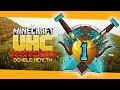 Minecraft: YOUTUBER DOUBLE HEALTH UHC | Ep.1 w/Justin &amp; Kenny!