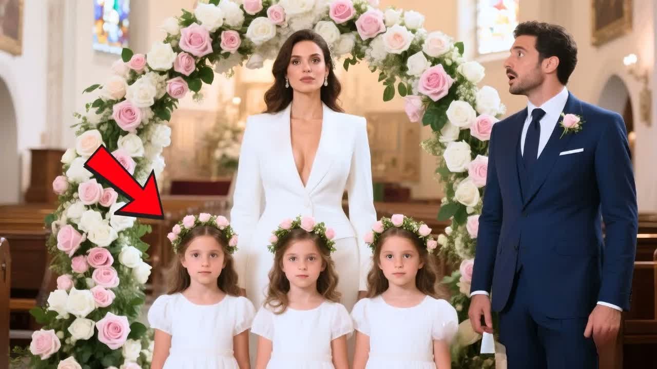 Il Milionario Invitò L’ex Al Suo Matrimonio… Ma Lei Arrivò Con I Suoi Tre Gemelli!