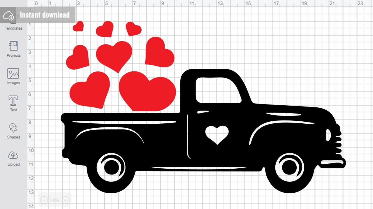 Download Valentine Truck Svg Free Cutting Files for Cricut ...