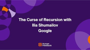 The Curse of Recursion with Ilia Shumailov
