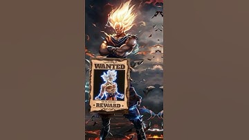 Goku was Wanted #short #anime #goku #amv #dbz