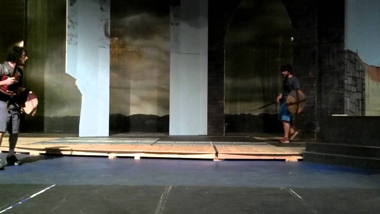 Macdonwald Macbeth v Macdonwald Fight Rehearsal - YouTube