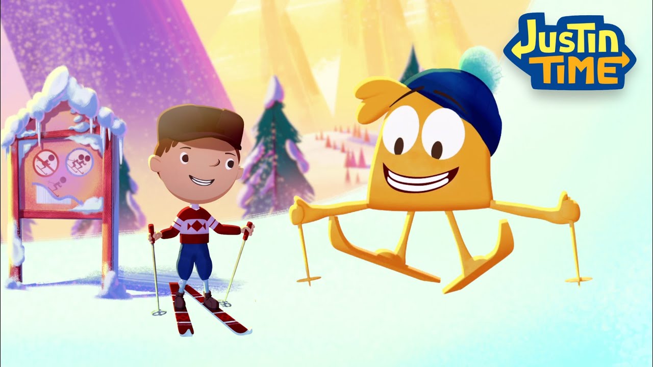 Snowy Ski Adventures! ⛷️❄️ | Justin Time | Winter Episodes for Kids 4K