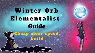 [Path of Exile 3.6] Winter Orb Elementalist Guide, Insane Clear Speed Build!!