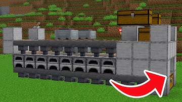 Minecraft Easy Super Smelter 1.21.10+ - BEST DESIGN