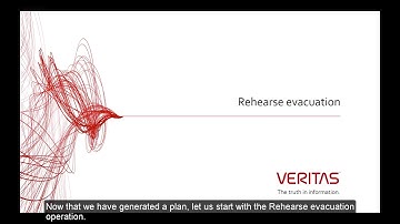 Veritas Resiliency Platform’s Evacuation Plan Demo