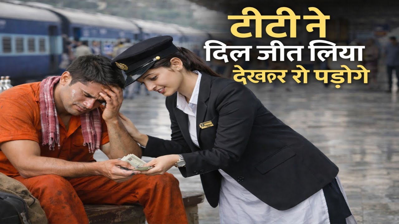 रेलवे प्लेटफॉर्म पर बैठा रो रहा था कुली लड़का… टीटी कुड़ी ने जो किया, इंसानियत कांप गई...