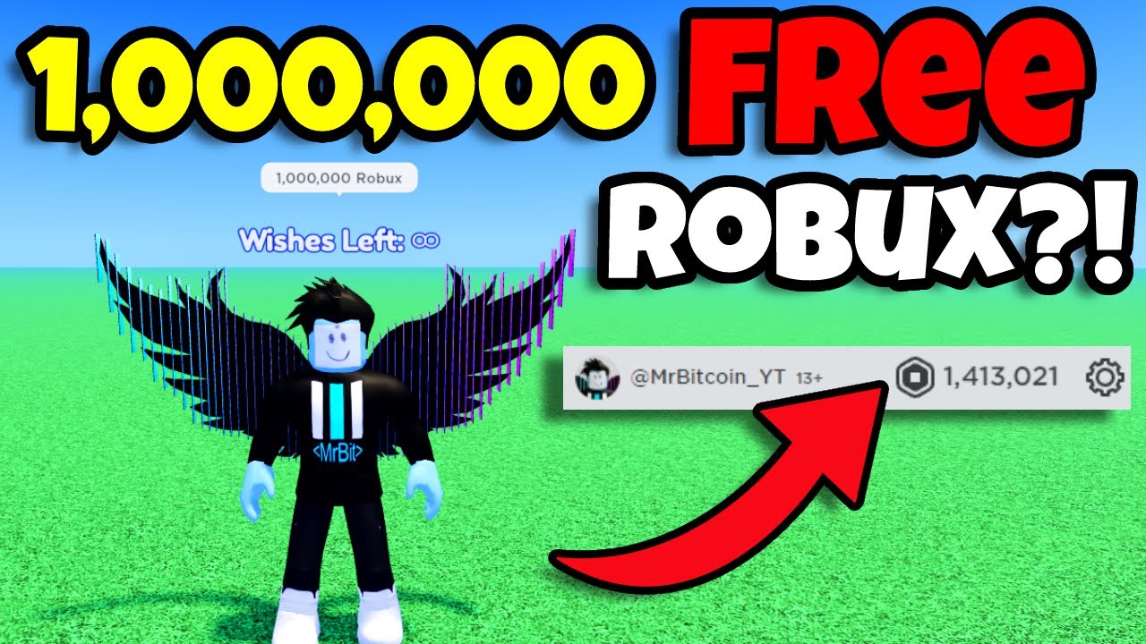 Make A Wish Roblox! I Wish For 1,000,000 Free Robux! (Roblox) - Youtube
