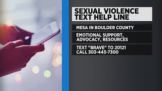 Boulder County Is Launching A Text Help Line For Sexual Violence Survivors