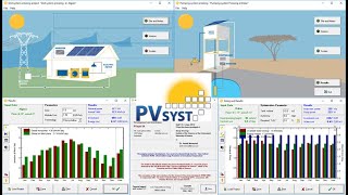 Cálculo y dimensionado de energía solar  ON GRID.  PVSyst