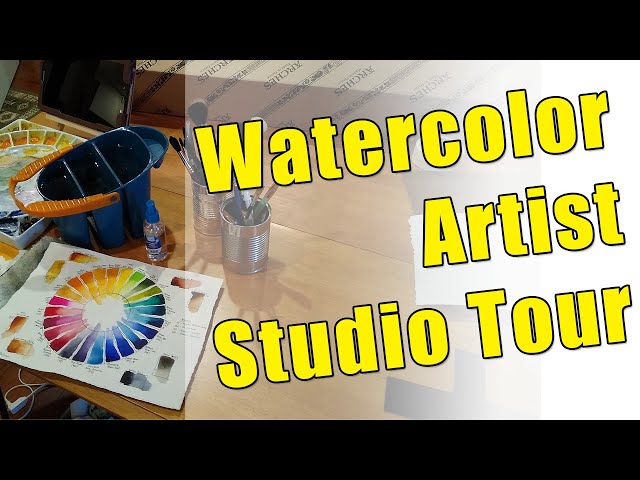 Setting Up and Organizing Your Art Studio - from Fountain Studio - The  Watercolor Learning Center