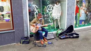 Уличный чудо музикант / Amazing street musician, blues