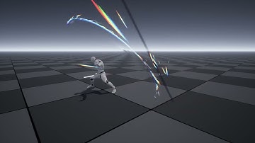 Chromatic Slash Combo / VFX - UE5 Niagara