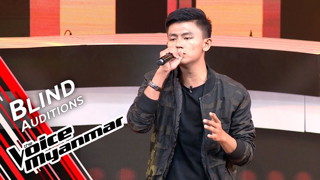 Phyo Htet Ko - ျပည့္တန္ဆာ (Thar Dee Lu) | Blind Audition - The Voice Myanmar 2019