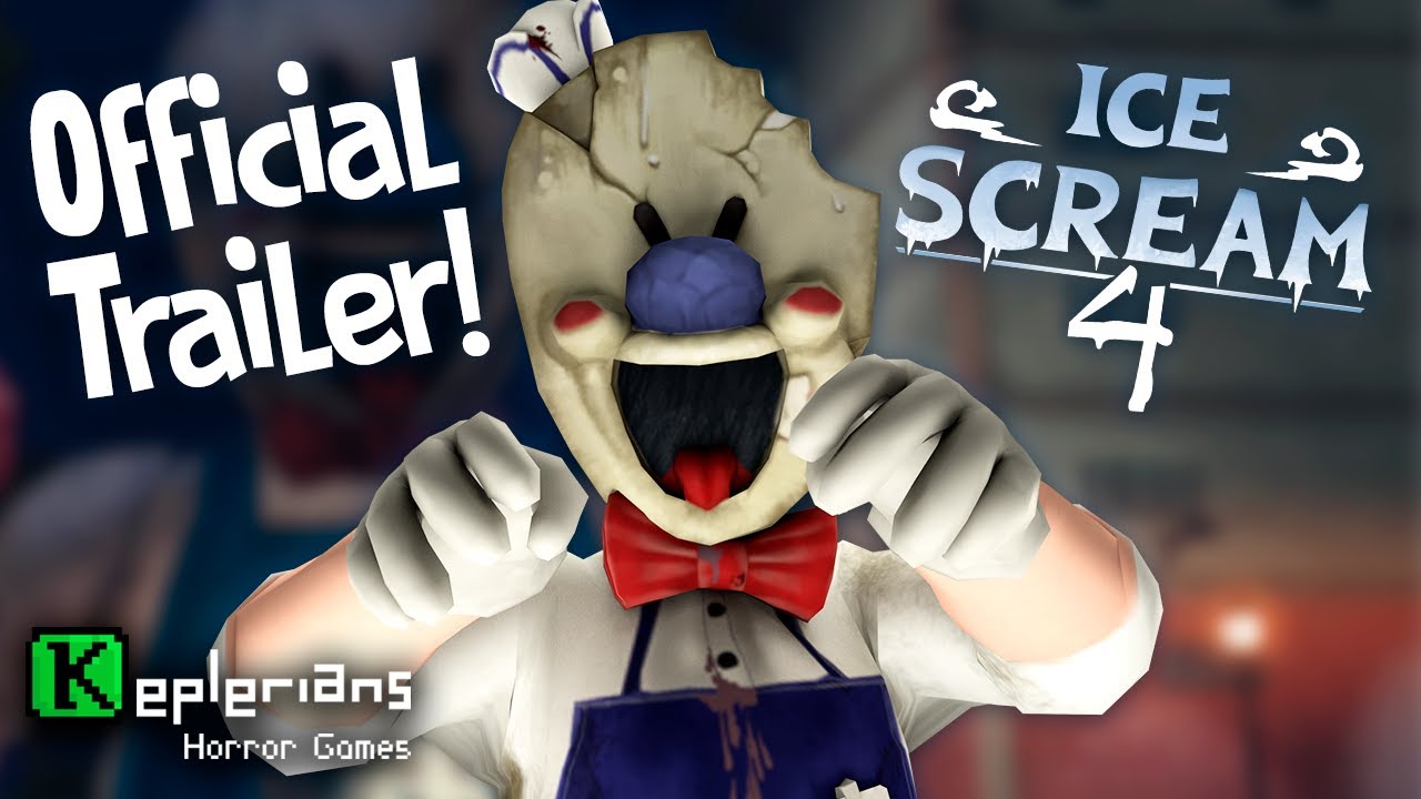 ICE SCREAM 4 OFFICIAL TRAILER - REAL STORY ICE CREAM 4 - ROD`FACTORY HORROR  GAME 