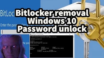 Live! repair - Remove bitlocker FREE windows 10 password bypass in one hour laptop microsoft