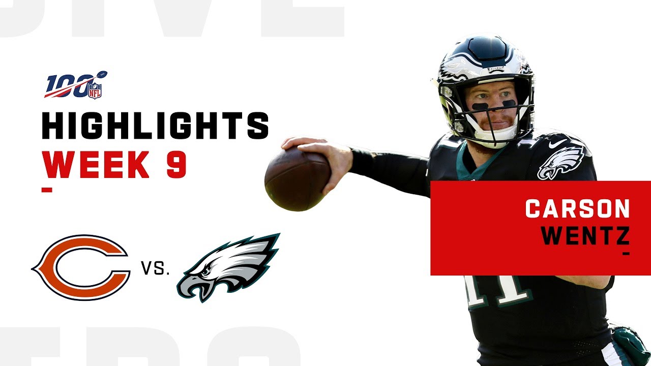 Carson Wentz Highlights vs. Bears | NFL 2019 - YouTube