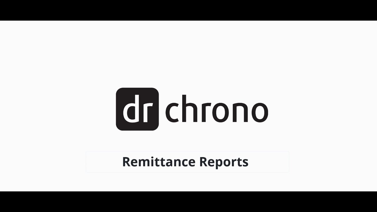 Training: DrChrono Billing | Remittance Reports