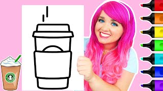 Coloring a Coffee ☕️ Ohuhu Paint Markers