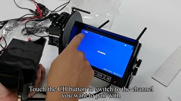 Wnfuo V16 Wireless RV Backup Camera Pairing Video