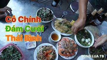 Cỗ Chính Đám Cưới Quê Thái Bình